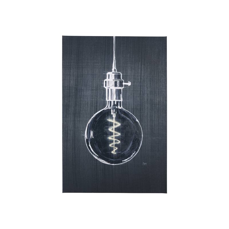 Bright Idea II (30 x 45 ) Canvas Art Print - Small