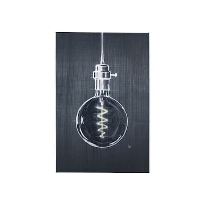Bright Idea II (30 x 45 ) Canvas Art Print