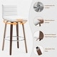 preview thumbnail 132 of 198, 26"/29" Faux Leather Swivel Bar/Counter Stools, Set of 2/3