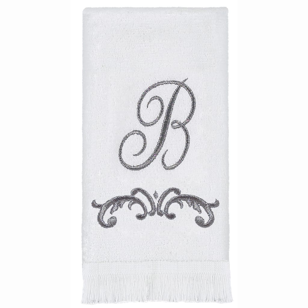 Avanti Linens Scroll Mono Fingertip Towel B - Fingertip Towel