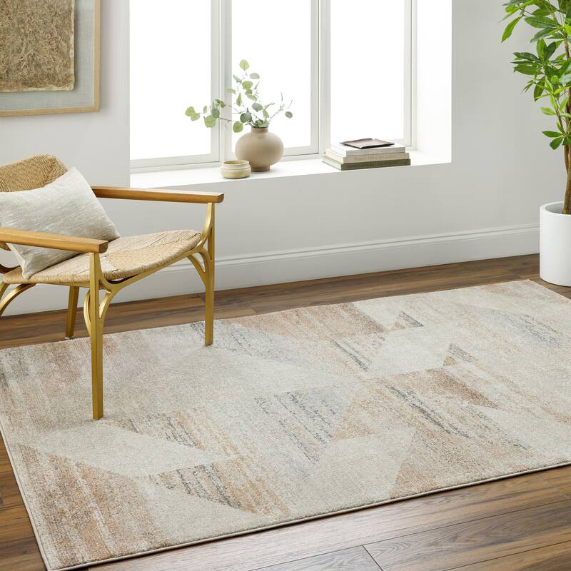 Livabliss Alpharetta Classic Area Rug - Beige/Cream - 5' 3" x 7'