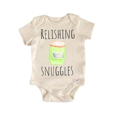 Relish Bbq Barbeque Burger - Baby Boy Girl Clothes Infant Bodysuit Funny
