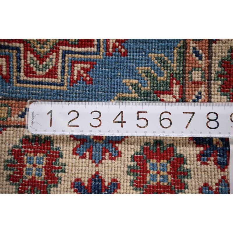 Blue Kazak Accent Rug Handmade Oriental Traditional Wool Carpet - 2'0" x 3'0"