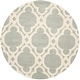preview thumbnail 34 of 40, SAFAVIEH Handmade Chatham Chessie Modern Wool Rug 5' Round - Grey/Ivory - Round