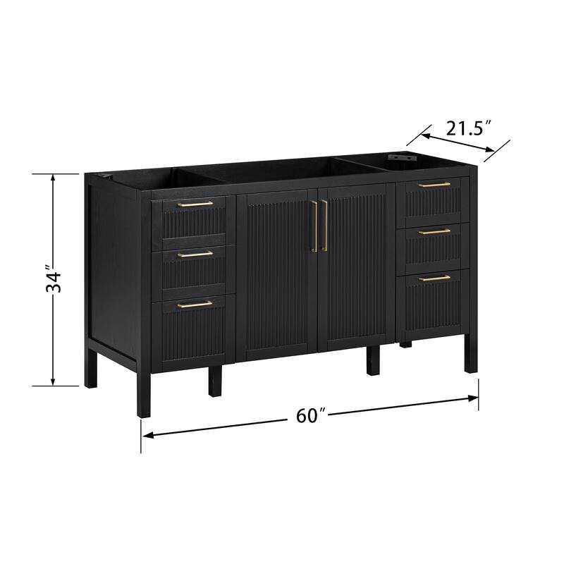 Avanity LUKA-V60 Luka 60" Single Free Standing Vanity Cabinet Only