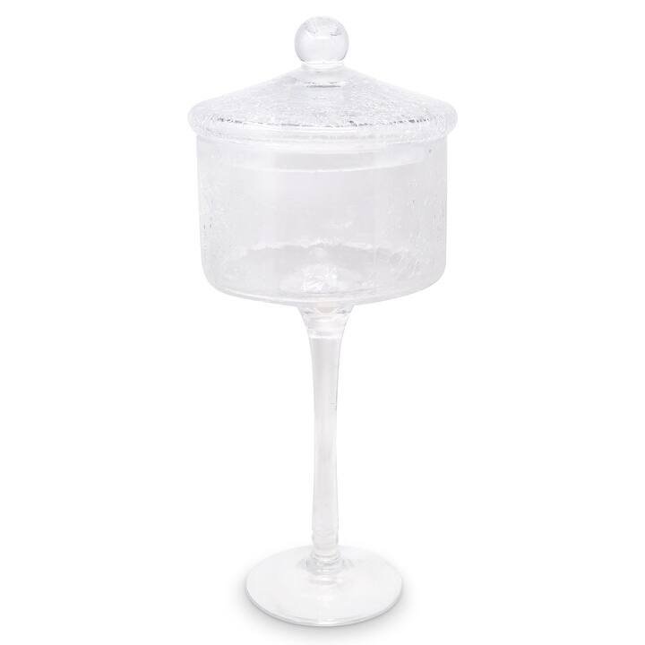 Tall Stemmed Cookie Jar, Liscio Ottico