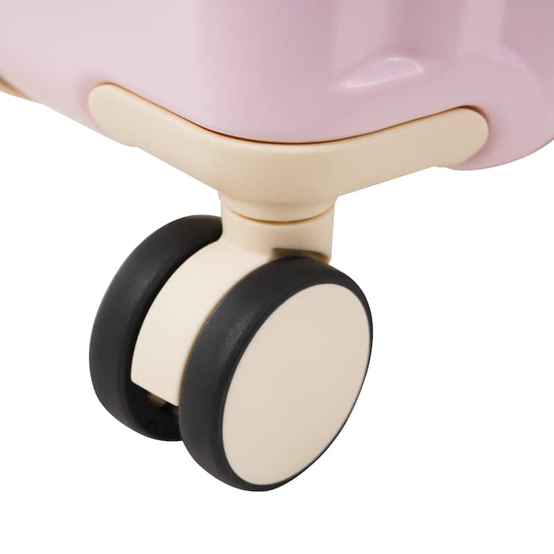 5 Piece Luggage Sets w/Spinner Wheels, Hardshell ABS Suitcase Set w/Tsa Lock, Lightweight Hardside Waterproof Travel Suitcases