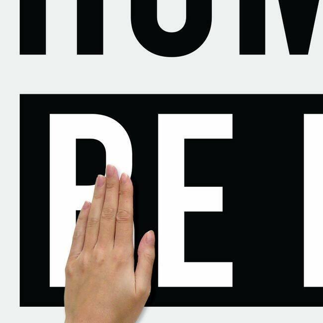 RoomMates Human Kind Peel And Stick Wall Decals Bed Bath & Beyond