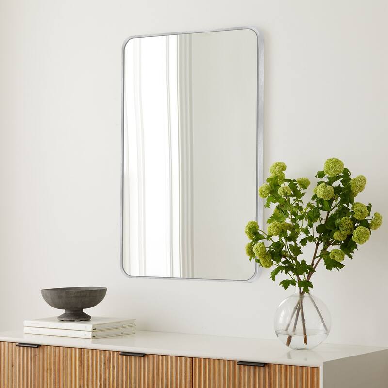 Wall Mount Bathroom Rectangle Vanity Mirror (Horizontal/Vertical)