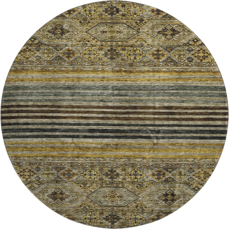 Premium Washable Super Soft Boho Stripes Mayfield Rug