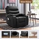 preview thumbnail 24 of 53, Oversized Power Lift Recliner Chair with Massage & Heat, PU Leather, USB Port, Cup Holders & Pockets
