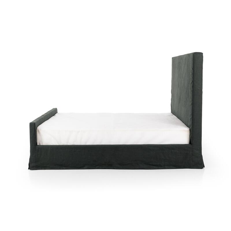 Zuniga Slipcover Bed-Brussels Pine-King