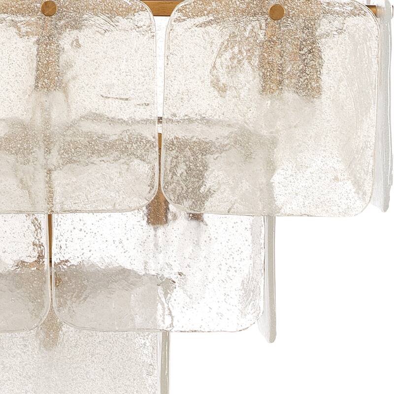 Jamie Young Perignon Three Tier Iron Chandelier