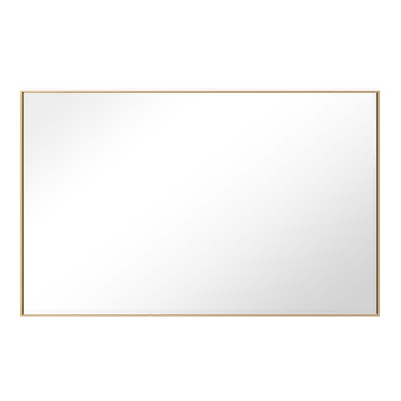 Modern Rectangle Framed Bathroom Vanity Mirror Accent Wall Mirror