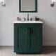 Option Green / Giotto Quartz Top / Matte Black Hardware