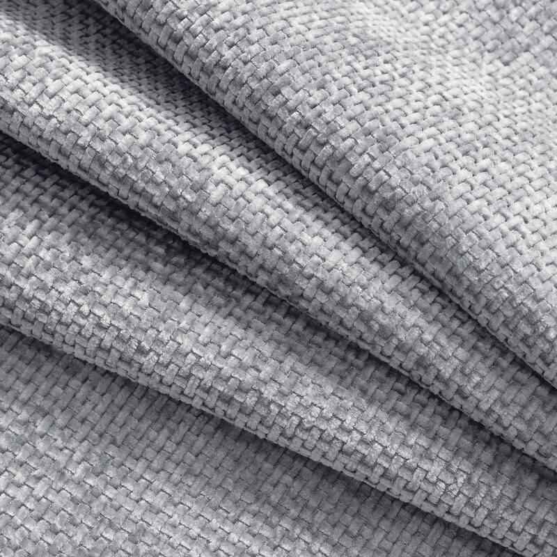 L-Shaped Sectional Sofa with Chaise Lounge, Oversized Chenille Upholstered Sofa, 4 Seater Sofa with 2 Throw Pillows