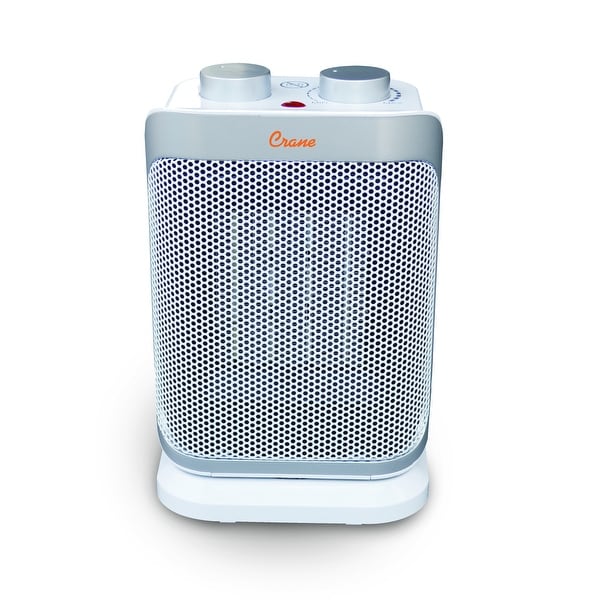Crane Oscillating Mini Tower Space Heater, 1,500 Watt Ceramic Heater