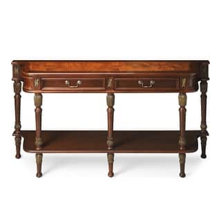 Handmade Butler Merrion Cherry Console Table