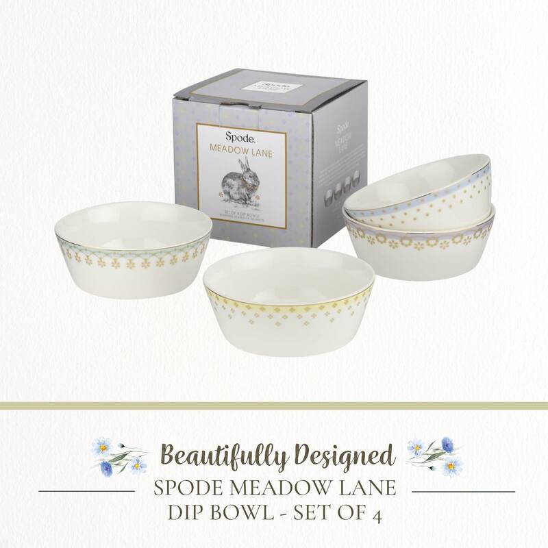 Spode Set of 4 Meadow Lane Fine Porcelain Bowls