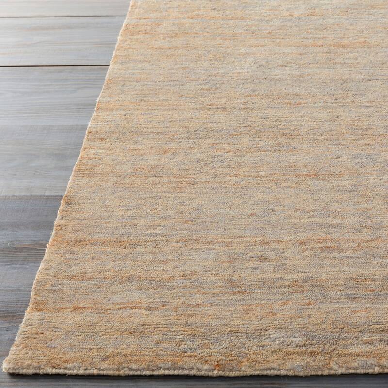 Hand-Knotted Joselyn Solid Indoor Jute Area Rug