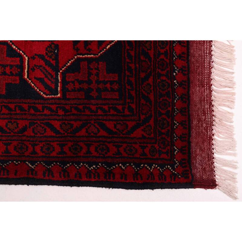 ECARPETGALLERY Hand-knotted Finest Khal Mohammadi Red Wool Rug - 5'7 x 8'4