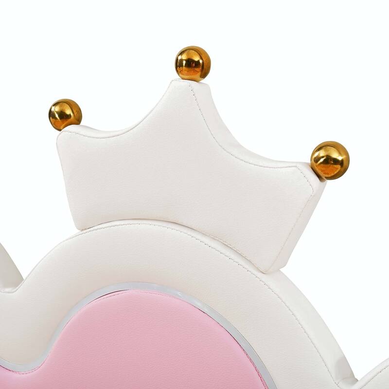 Modern Upholstered Princess Twin Extending Daybed with LED Lights
