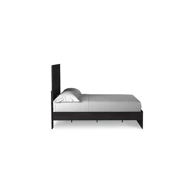 Belachime Black Panel Bed