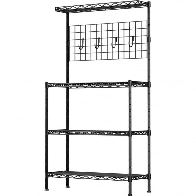 Bakers Rack Kitchen Shelf - 14"D x 30"W x 59"H