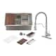 Option Sink + Brushed Nickel Pull Down Kitchen Faucet