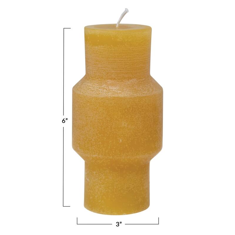 Unscented Totem Pillar Candle
