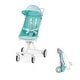 preview thumbnail 2 of 19, Evolur Roamer Ultra Light Umbrella Stroller in Gold Black White Blue