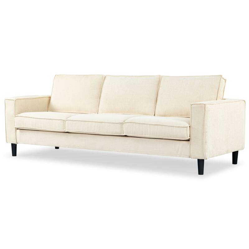 SAFAVIEH Couture Kalyna 3.5-Seater Sofa - 96"W x 33"D x 33"H
