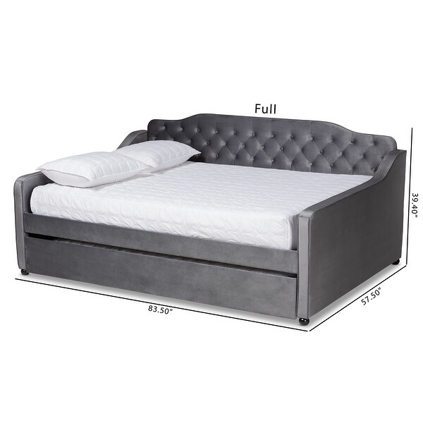 Silver Orchid Titus Contemporary Daybed with Trundle