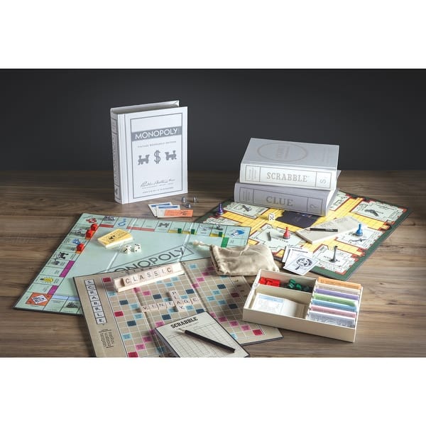 Shop Vintage Bookshelf Games Boggle Clue Catchphrase Mystery