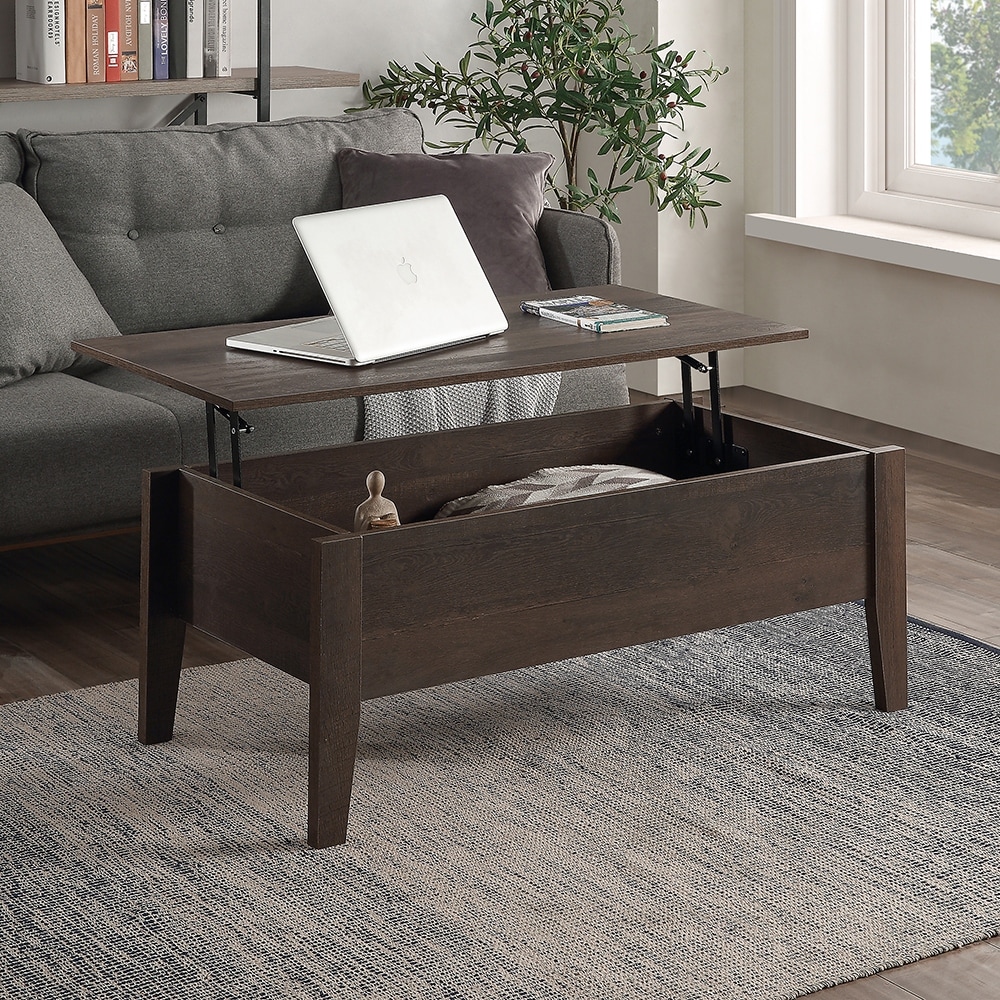 Shop Now For The Modern Lift Top Coffee Table With Storage Sofa Table For Living Room Wood Black Accuweather Shop