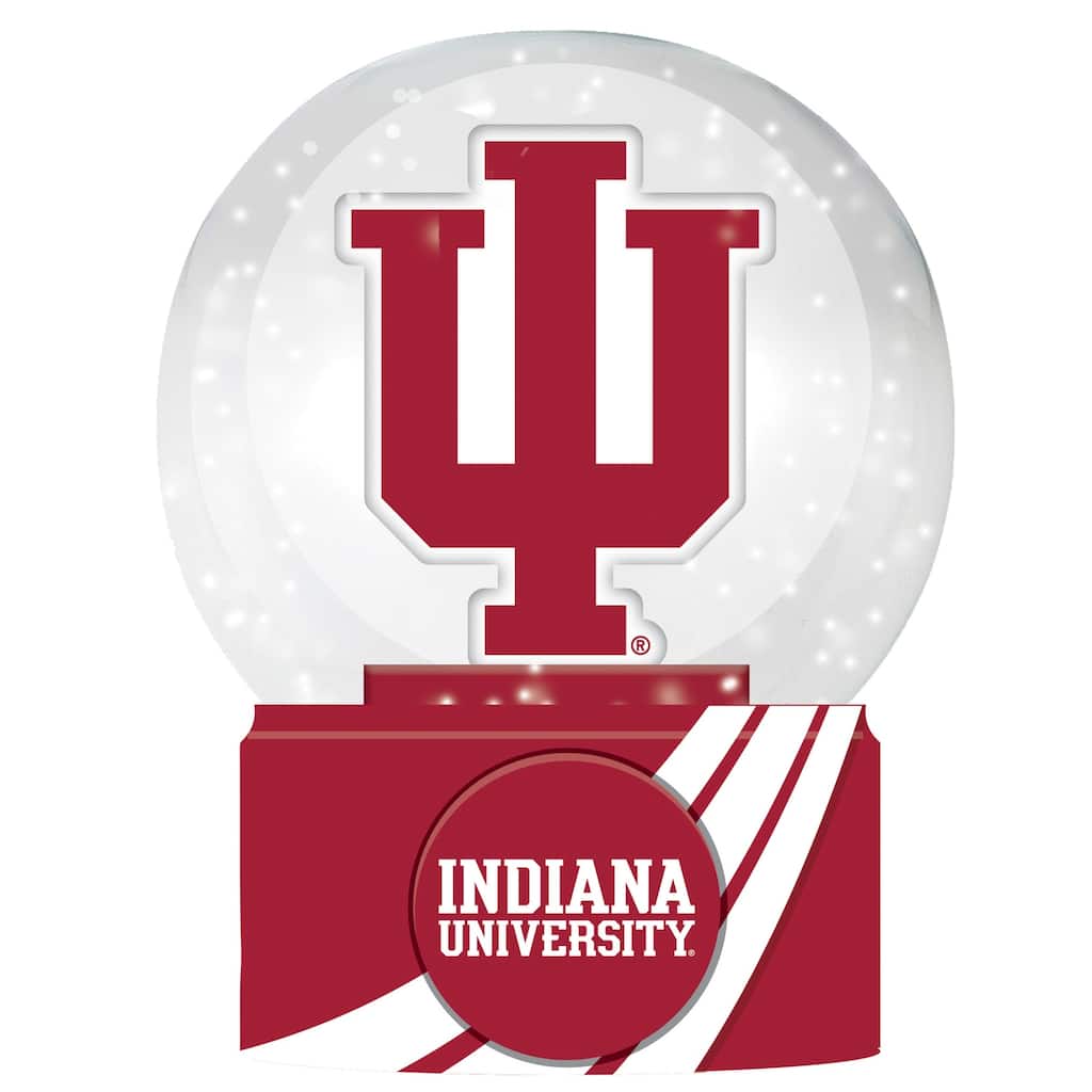 Indiana University 5 in. Glass Tabletop Snow Globe