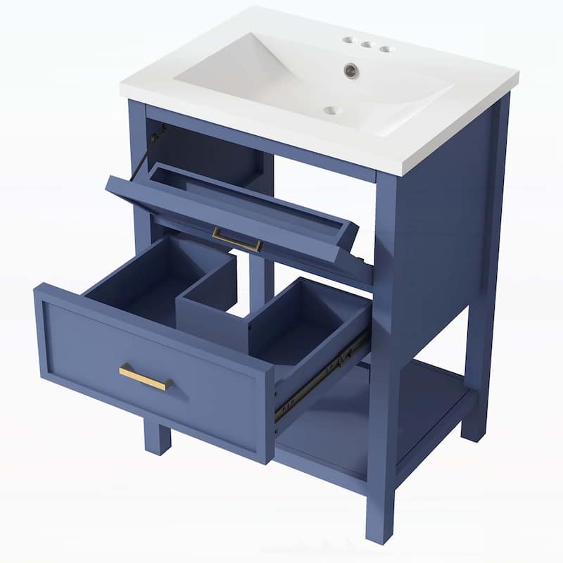 24'' Bathroom Vanity with Top Sink