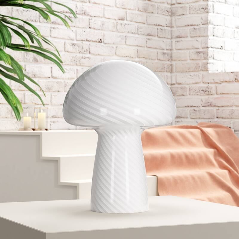 Mushroom Novelty Table Lamp - White 2