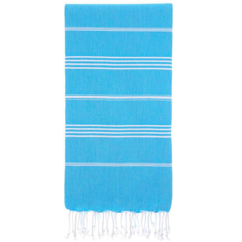 Lina Turkish Cotton Beach Towel (38 x 71", Quick Dry, Ultra Absorbent) - 38x71