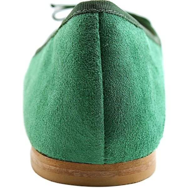 dark green flats womens