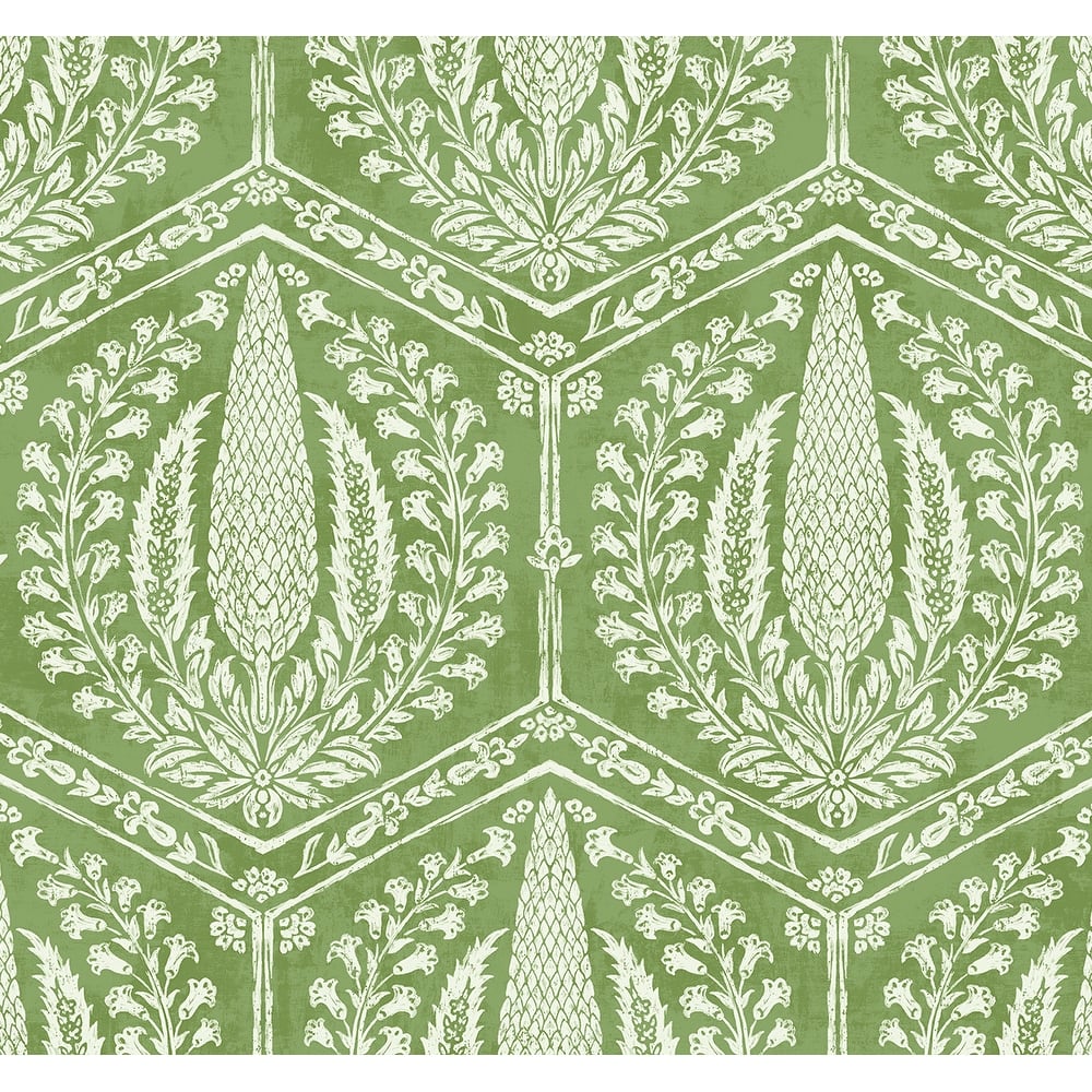 Seabrook Designs Cyrus Harvest Unpasted Wallpaper