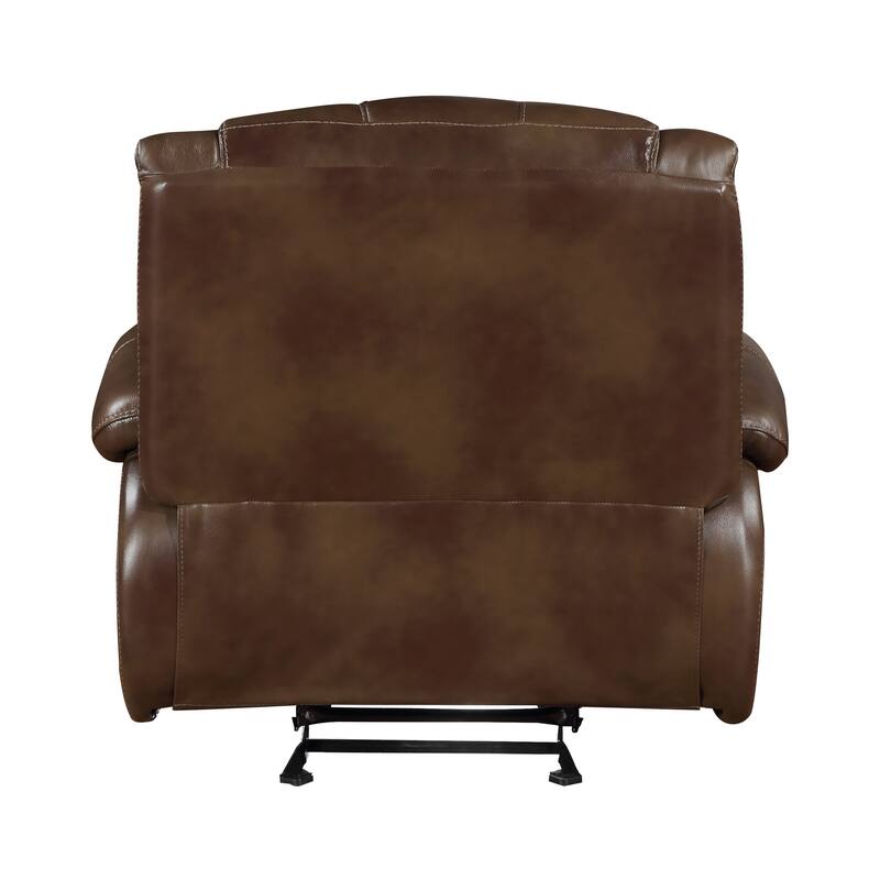 Baron 3-Piece Leather Match Manual Reclining Sofa Set