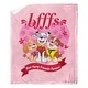 preview thumbnail 2 of 3, Nickelodeon Paw Patrol BFFFs Silk Touch Sherpa Throw Blanket