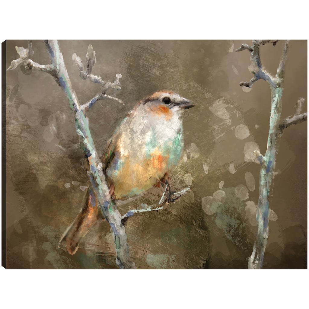 Autumn Birds I By Studio Arts Canvas Art Print