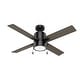 preview thumbnail 11 of 12, Hunter 52" Beck Ceiling Fan with LED Light Kit and Pull Chain - Transitional, Modern, Industrial, Farmhouse