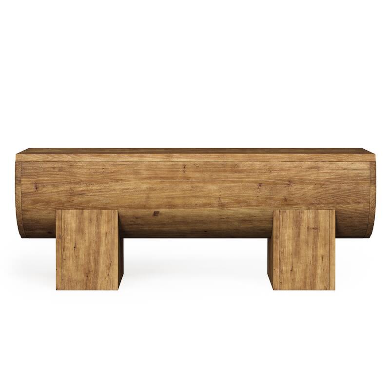 Solid Wood Entryway Bench, End of Bed Bench, Entry Bench Seat for Bedroom, Living Room, Hallway