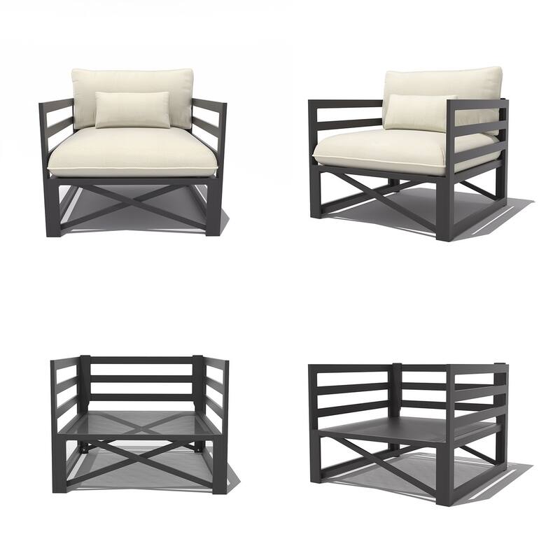 Simon 6pc Multi-Chair Seating Set