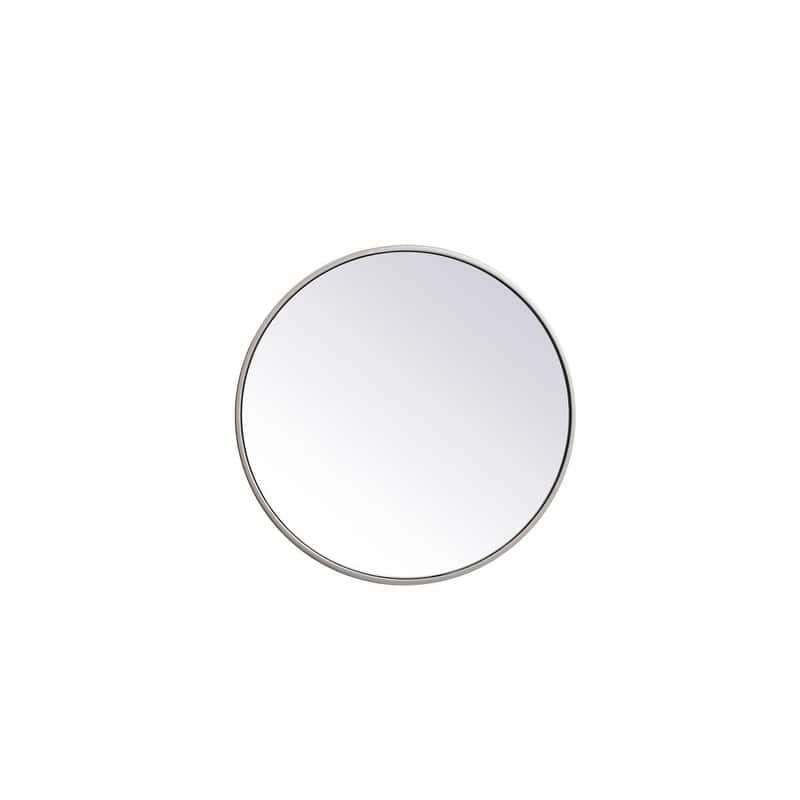 Carson Carrington Labbemala Metal Frame Round Mirror