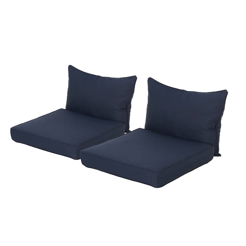 Bernadette Club Chair Cushions (Set of 2) by Christopher Knight Home