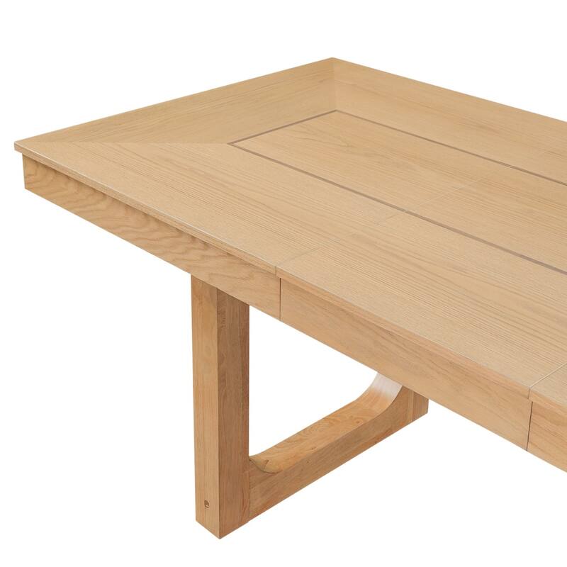 5/7-Piece Set, 60-78" Extendable Dining Table with Upholstered Chairs